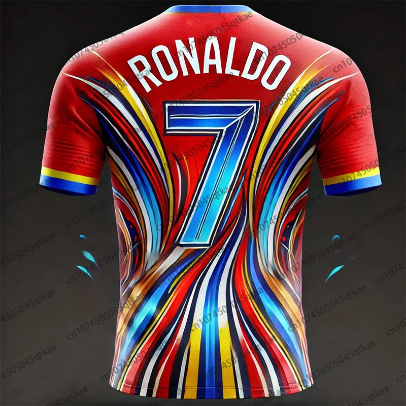 

Футболка Chatgpt Special Edition Ronaldo No7, дышащая, быстросохнущая, влагоотводящая, спортивная футболка для футбола, для взрослых/детей
