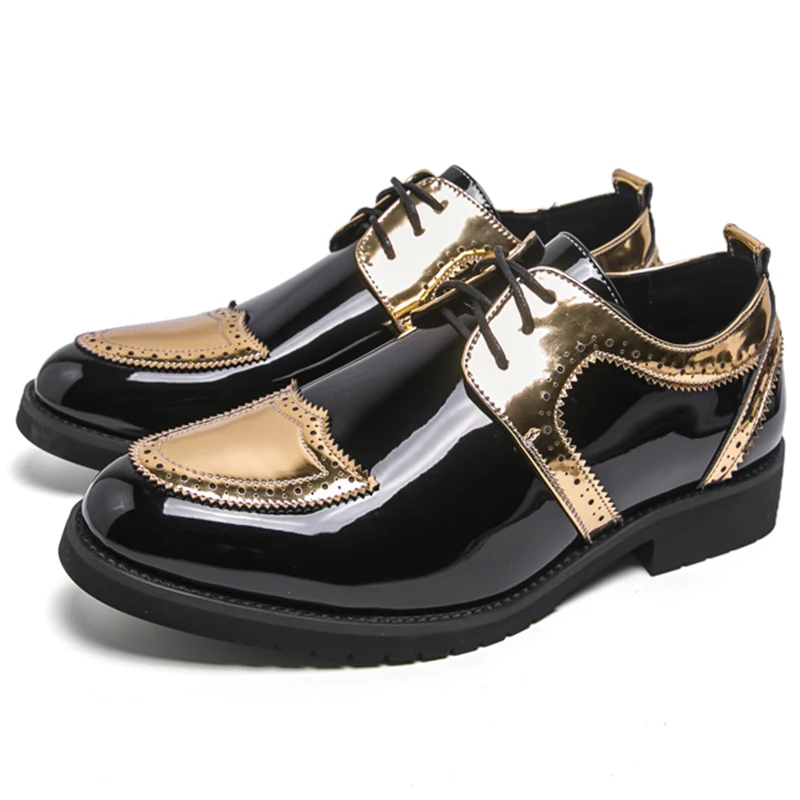 

Fashion Men's Dress Shoes Social Brogues Formal Leather Shoes Men Classic Business Party Weddind Leather Shoes For Men