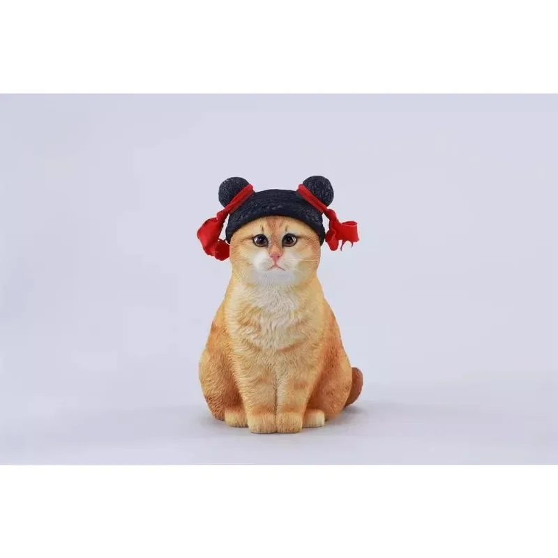 【2025 Q3】JXK 1/6 مقياس Fuwa-style Moe Cat الراتنج هريرة نماذج للحيوانات لشخصيات الحركة 12 بوصة هدية إكسسوار للجسم #6