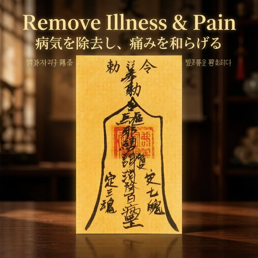 Taoism Buddhism Geomantic Omen Master Multipurpose Exorcise Evil Spirit SAFE Recruit Money GOOD LUCK Yellow Amulet Talisman
