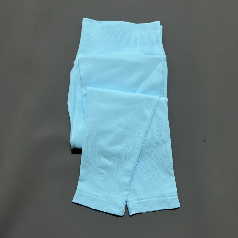 HISTELLO Impact Leggings für Damen, nahtlose Yoga-Kleidung, gerippte, formgebende Po-Lifting-Gym-Hose, Pilates-Workout-Sport-Leggings – Detail 21