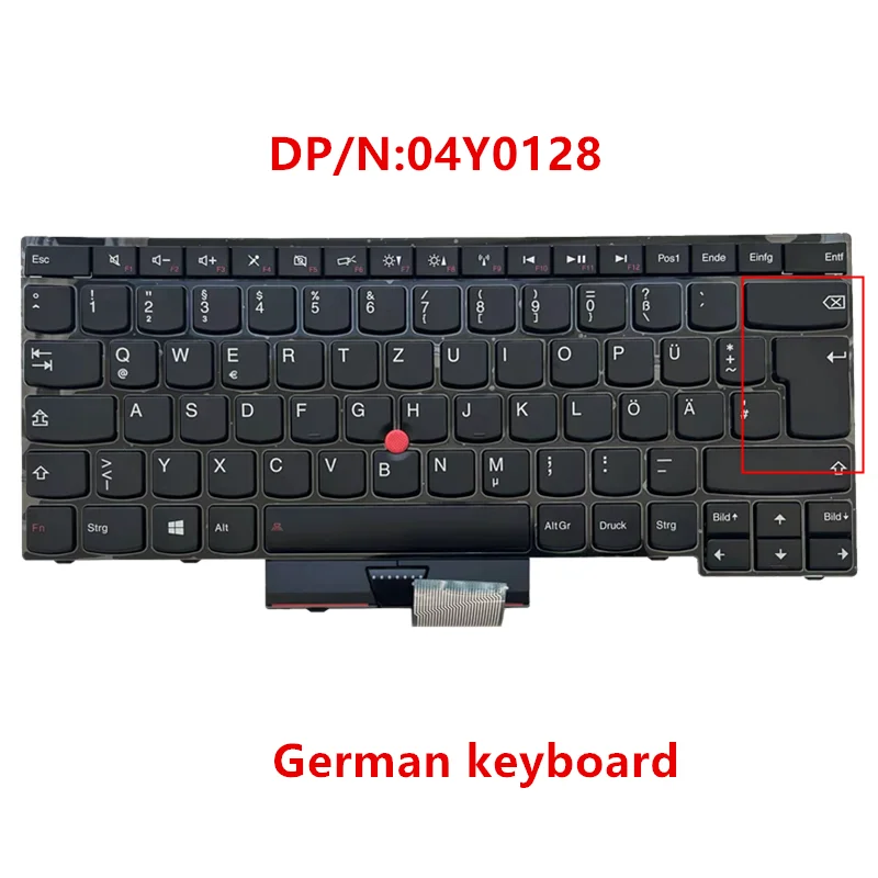 Nowość dla Lenovo Thinkpad E430 E330 E430C E435 T430U S430 E430S E445 klawiatura laptopa z innym krajem