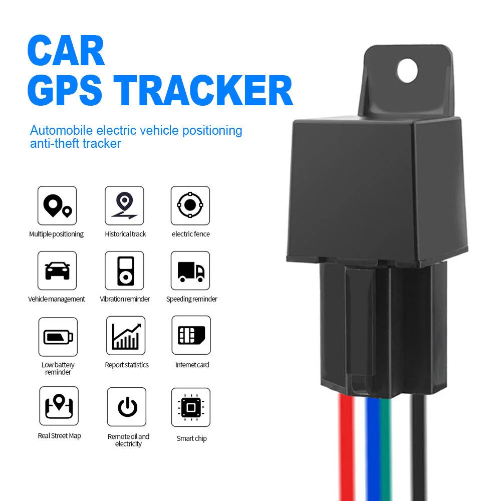 Mini GPS Relay GPS Tracker Car MiCODUS MV720 9-90V Cut Off Fuel Vehicle Tracker Vibrate Overspeed Alert Free APP PK CJ720 ST907