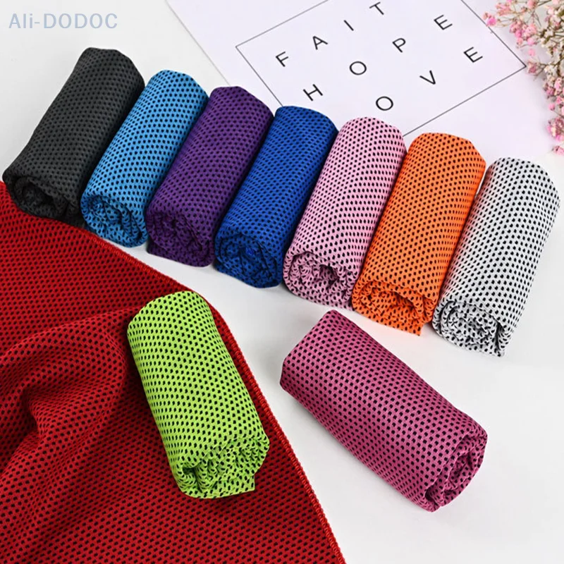 Outdoor Jogging Sports Running Marathon Portable Sweat Absorbent Cooling Sports Quick Dry Towel Fitness Wrist Wipe Sweat