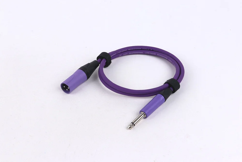 6,35 mm TS-Stecker auf 3-poliger XLR-Stecker/Buchse, Verbindungs-Audio-Verlängerungskabel für MIC Active Speakers, Bühnen-DJ-Studio-Audiokonsole – Detail 9