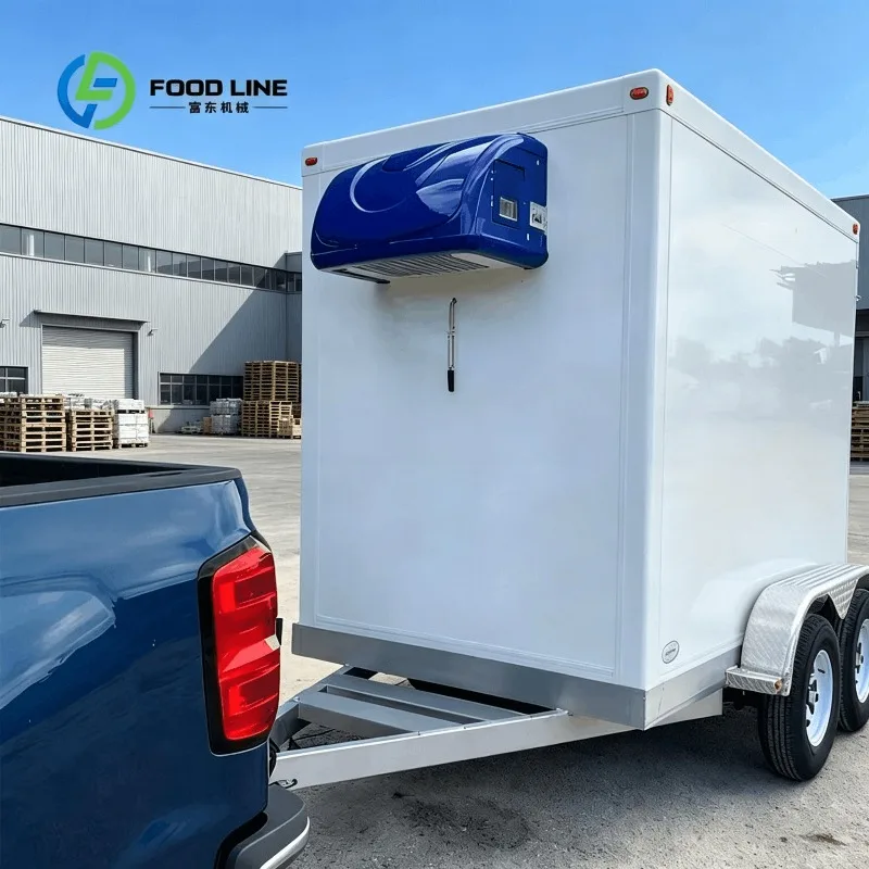 Customized Refrigerated Cargo Box With Diamond Plate Floor And Insulated Walls For Ice Cream Van Bulk Purchase Wholesale Rate