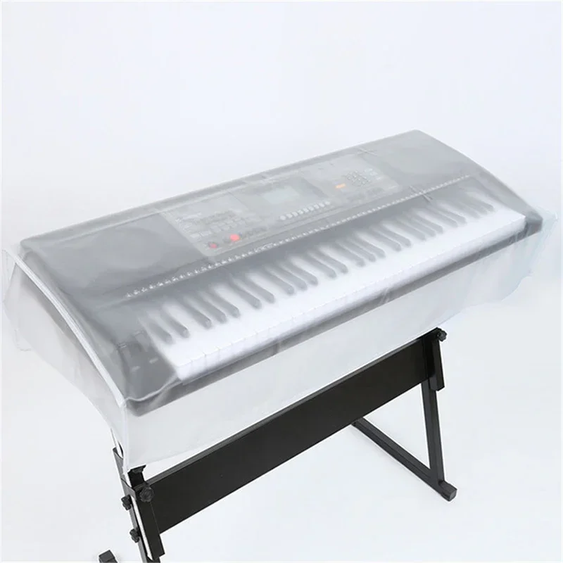 61/76/88 Key Keyboards Dust Cover Transparent Electronic Piano Cover Waterproof Digital Piano Protection Case Cover Storage Bag