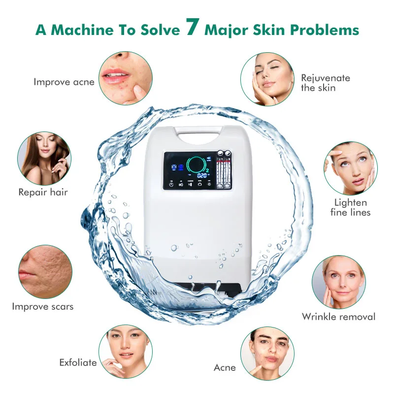 Facial Jet Skin Rejuvenation Dome Oxygen Mask Machine for Skin Care