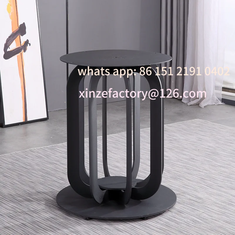 إكسسوارات قابلة للتخصيص أرجل طاولة رخامية إسكندنافية أقدام طاولة أرفف من الفولاذ المقاوم للصدأ دعامة قاعدة معدنية من الحديد المطاوع #3