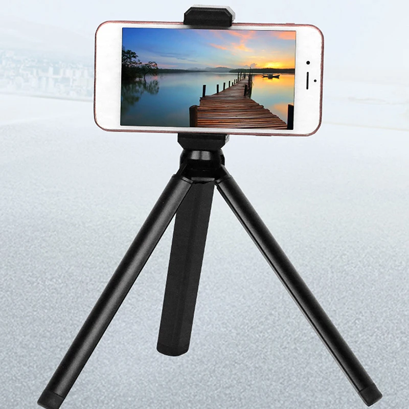 المحمولة سبائك الألومنيوم معدن حامل ثلاثي القوائم صغير ل Gimbal مقبض قبضة استقرار كاميرا Monopod منضدية حامل كاميرا محمولة