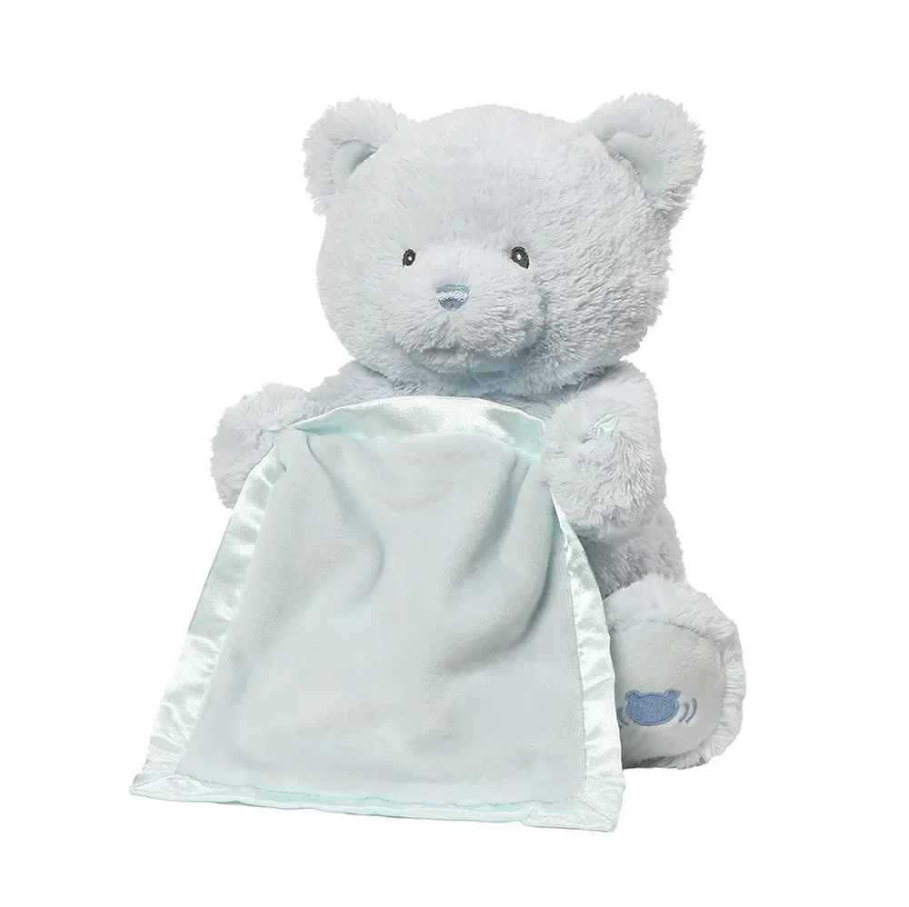 لعبة قطيفة كهربائية للطفل ، دمية دب ، يمكن التحدث واللعب ، بأربعة ألوان