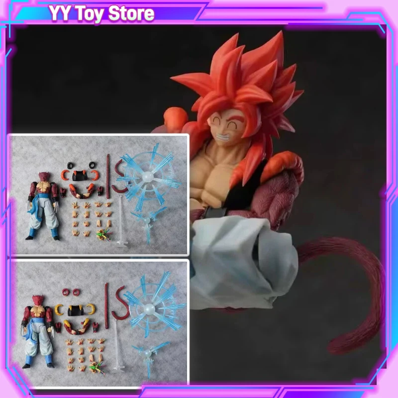 

Tonsen Arttoys Kamione Studio Dragon Ball GT Super Saiyan 4 SSJ4 Gogeta Anime Action Figure Collectible Toys for Kids Gift
