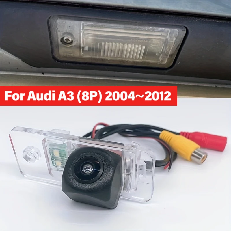Backup Camera for The Rear View of The Car, Replacement Light for License Plate for Audi, OEM Numbers: 265108990B And 265108991D