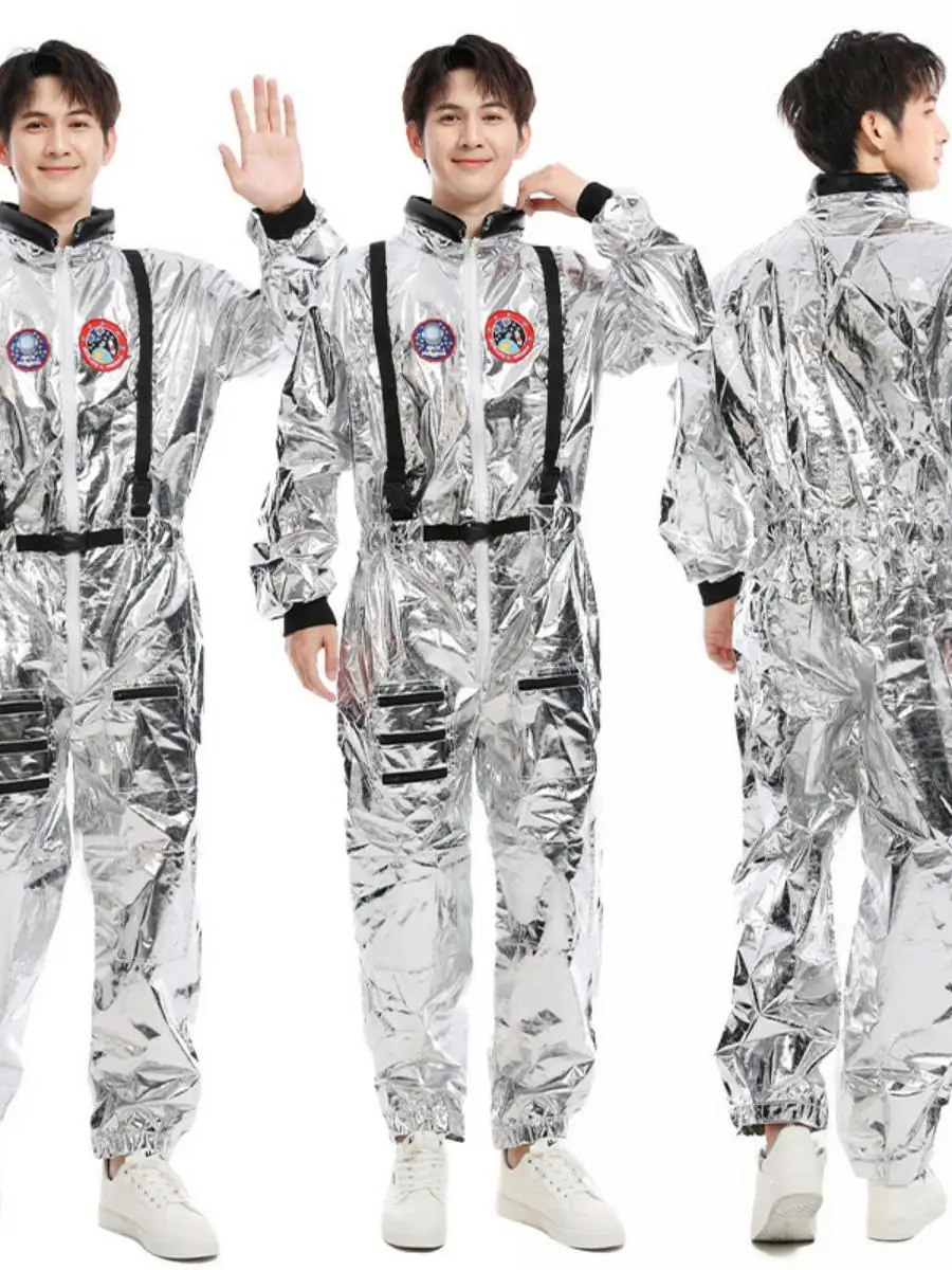 Tuta da astronauta per adulti Tuta Par Conferenza annuale Cosplay loween Performance Costume Rong Earth Materiale in poliestere
