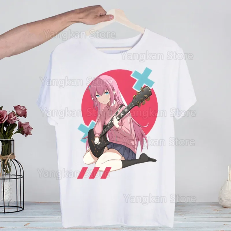 Bocchi The Rock Men's Tshirt Cute Printing Shirt Mens Fashion T-Shirt For Men Casual Tops Short Sleeve
