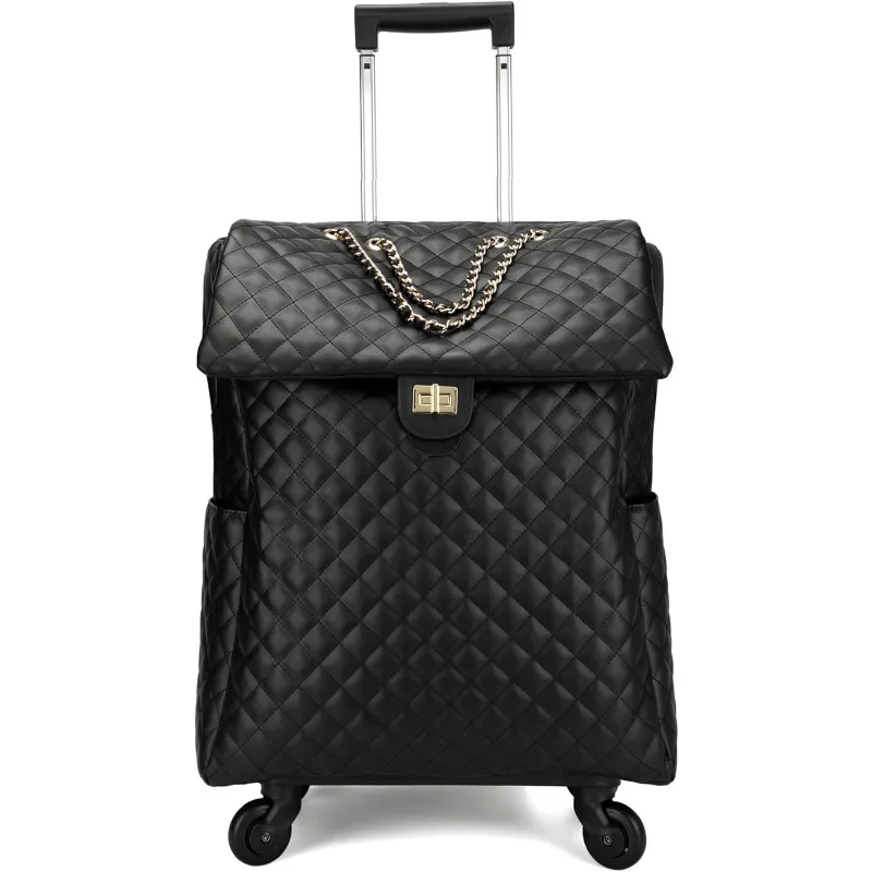 21-дюймовая кожаная нижняя часть из мягкой боковой кожи, чемоданы для ручной клади, дорожная спортивная сумка с 4-каратными вращающимися колесами