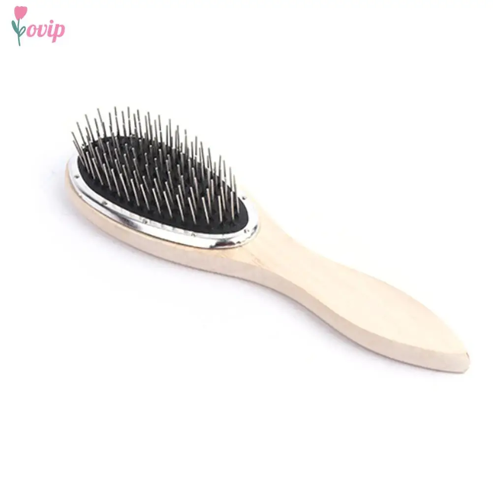 1 Pc Plastic Wood Steel Tooth Comb Wig Hair Brush Anti-Static For Mannequin Head Combs Hairdressing Tool Top Quality