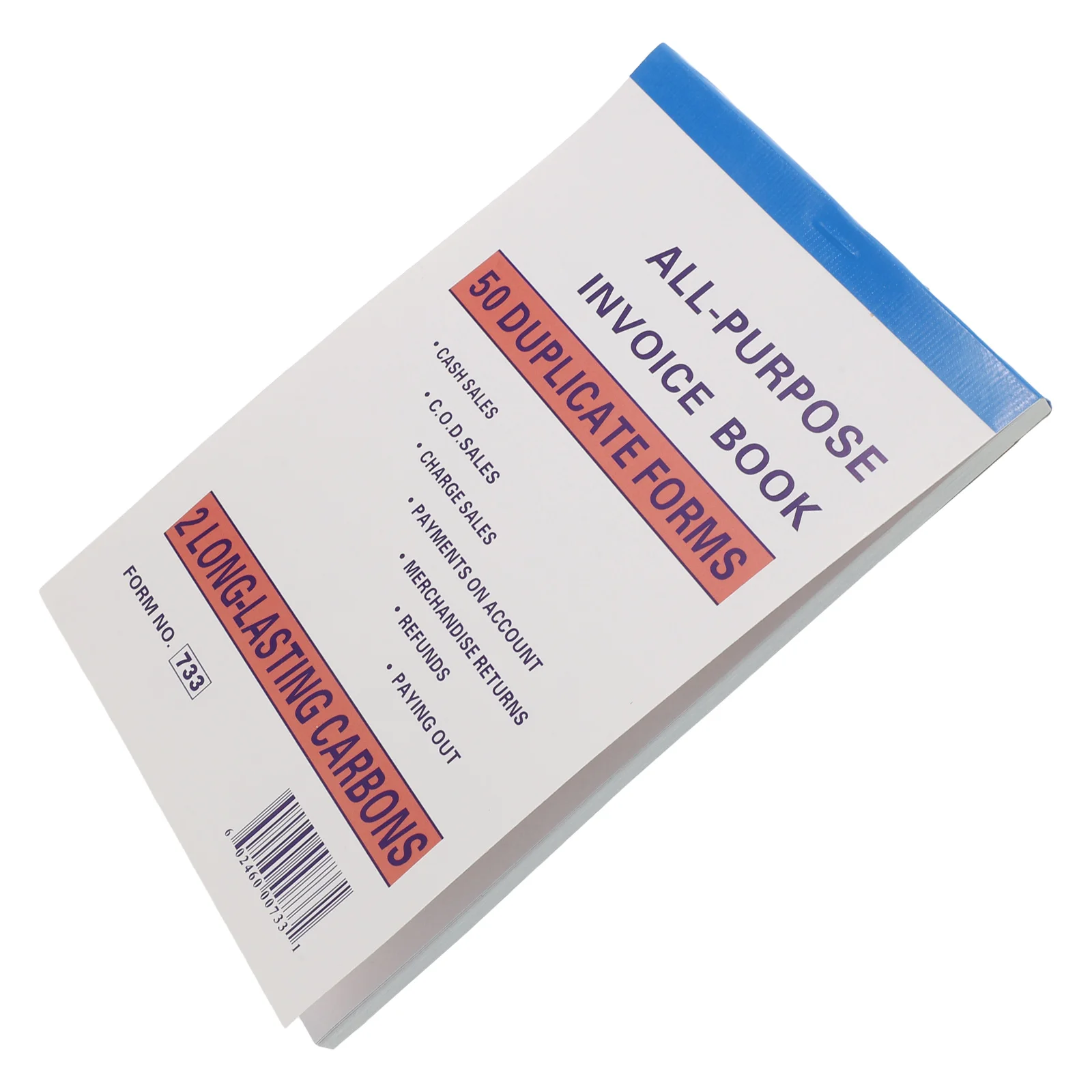 

Receipt Book Invoice for Small Companies Order Tracking White Business Record Keeping