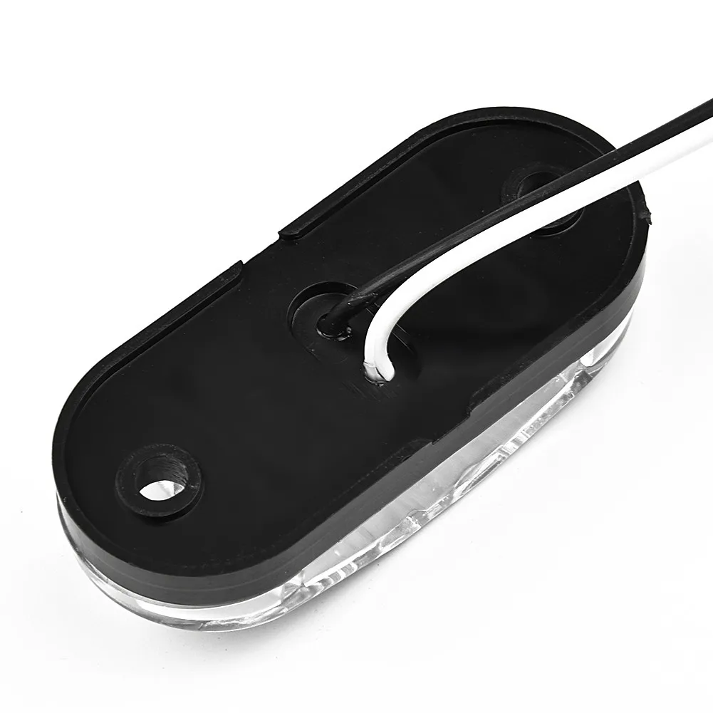 

Запчасти и аксессуары Лампы для грузовика Боковой габаритный фонарь Светодиодный габаритный фонарь для прицепа Водонепроницаемые лодки Белый DC 10 В-30 В Автобус