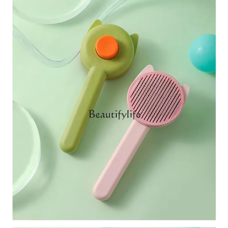 

расческа для кошек Cat Comb Float Hair Cleaning Long Hair Exclusive for Cats Needle Comb Cleaner