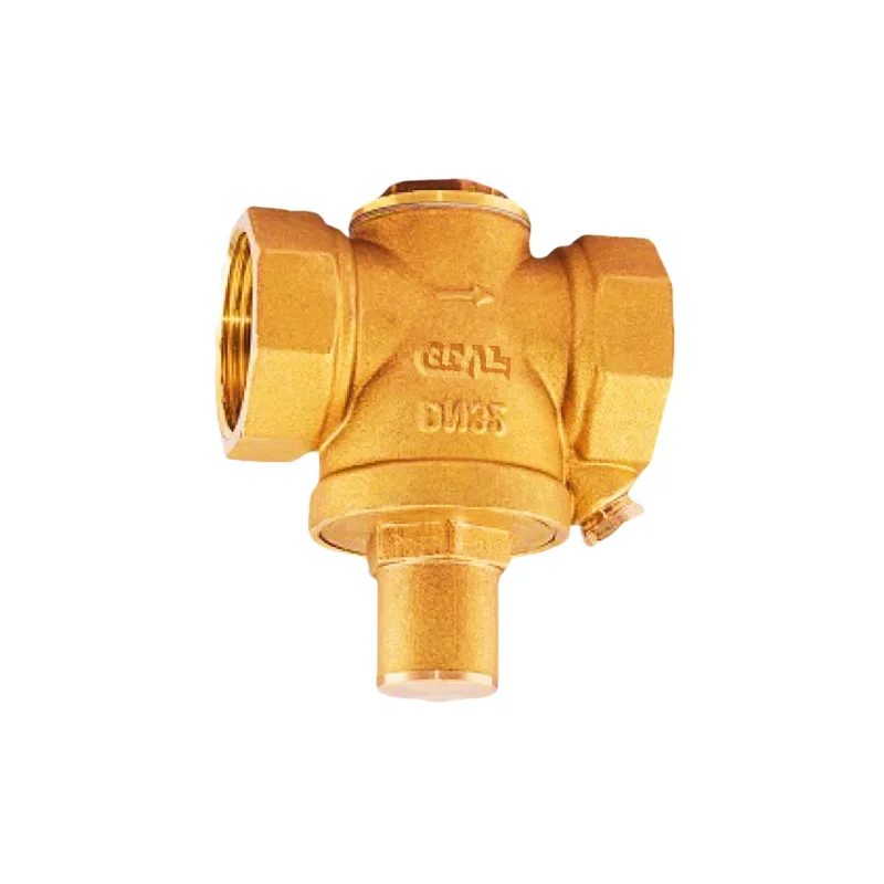 China Factory Custom Adjustable Piston Brass Pressure Reducing Valve 1/2\