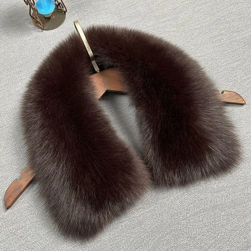 High-End  Fur Collar Unisex Fur Collar Coat down Jacket Leather Jacket Real Fur Collar Single Sale Luxury Fashion Accessory