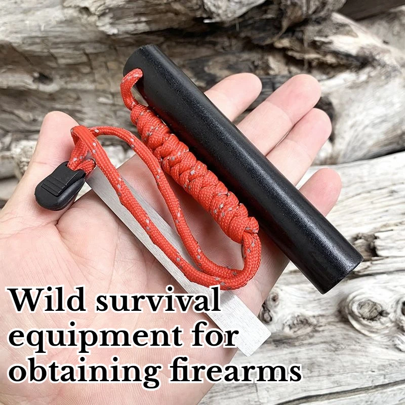 20*120 مللي متر كبير قضيب مغنيسيوم التخييم الصوان النار قضيب عالية النقاء البرية بقاء معدات الطوارئ