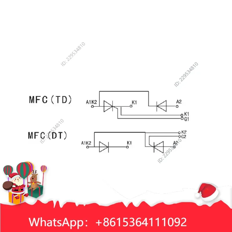 Widely Applied， for MFA1000A-16 1600V Half Control Module Rectifier Thyristor Cost effective，1pc