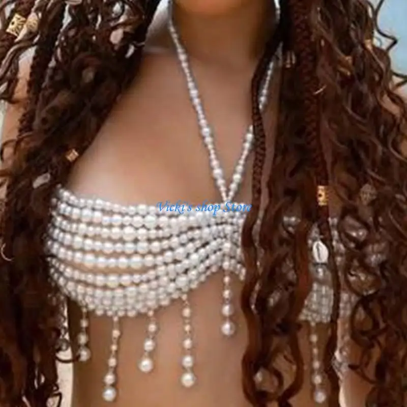 

Sophisticated Pearls Body Jewelry Body Chain Decoration for Standout Looks