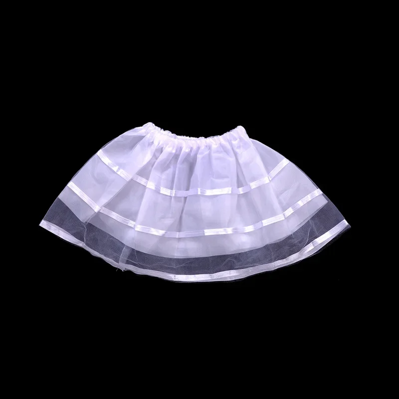 Children's Short Tulle Skirt Elastic Festival Ballet Dance Wedding Birthday Party  Holiday Decoration 2- 8 Years Girl Christmas