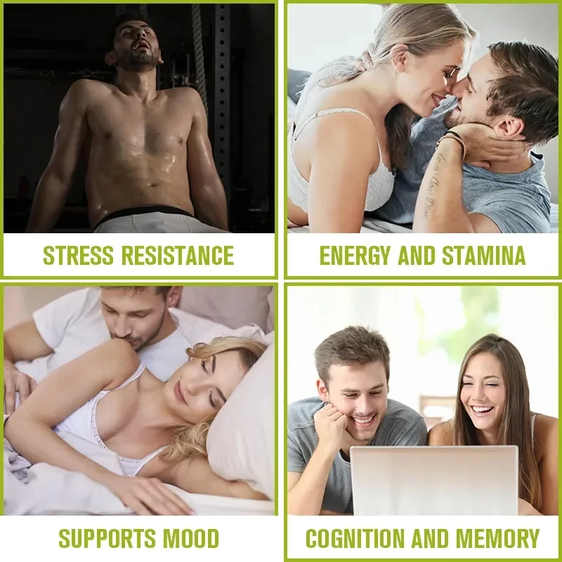 Ashwagandha Stress Management Supplement, Healthy Stress Response, Focus, Memory, Stress Relief, Gluten Free, Non-GMO