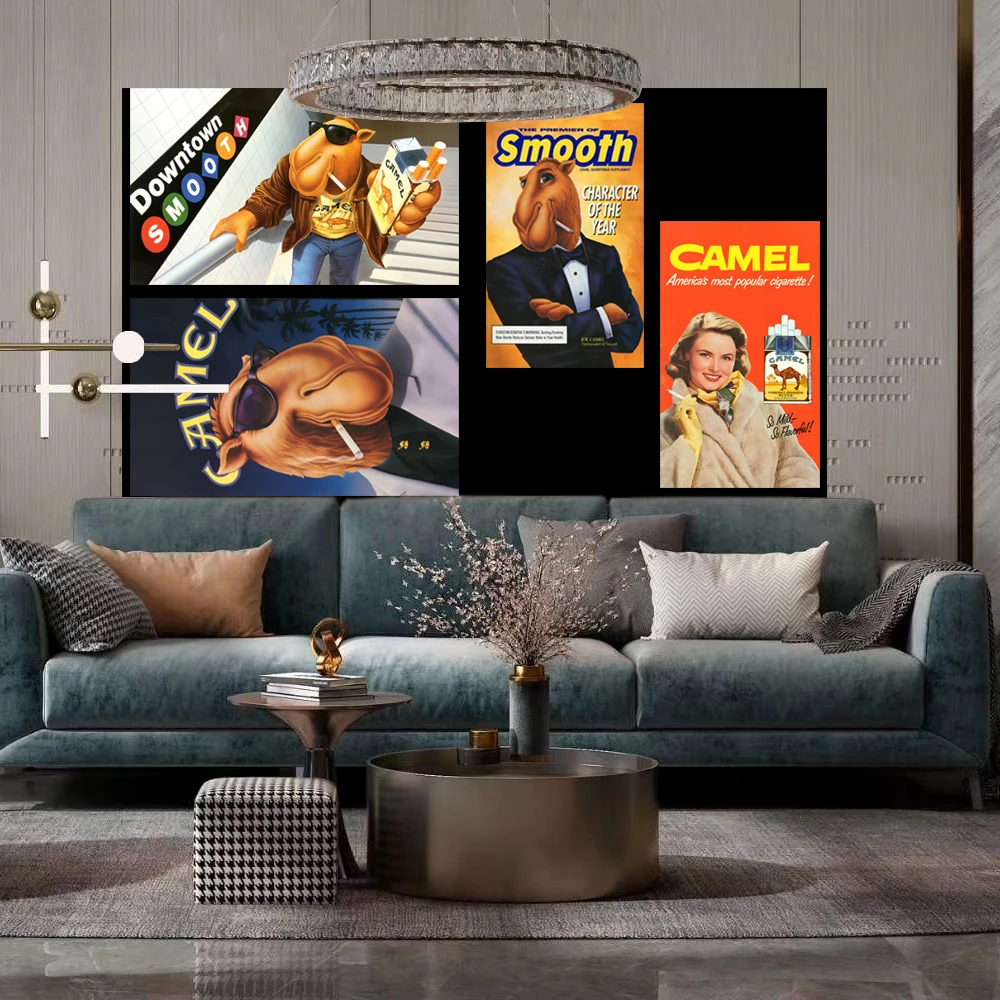 Joe Camel Cigarettes, Heather Tapestries Flags Garage Or Room Walls Funny Hanging Decorations