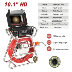 Sewer Pipe Inspection Camera 10.1