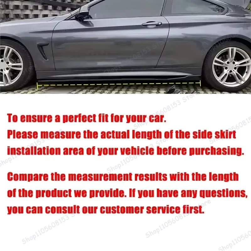 For GENESIS G70 IK 2018–2026 Aerodynamic Side Skirt Extension Lip Racing Spoiler Kit Sport Body Trim Upgrade Low Profile