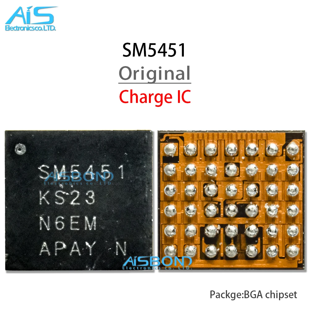 

2Pcs/Lot New original SM5451 Power management ic For Samsung Powe supply ic charger chip PMIC