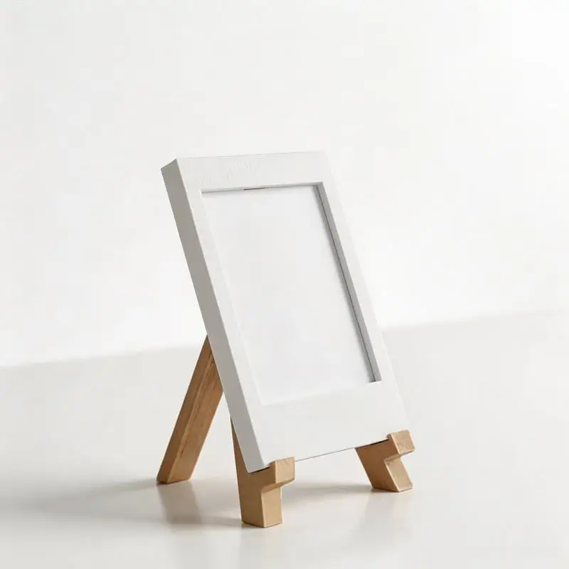 Minimalist 3D Printed Mini Photo Frame Creative Decorative Photo Display Holder for Student Dorm Desk Table Decor