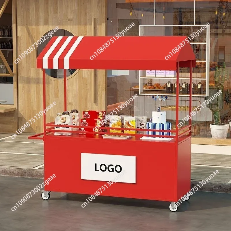 Shopping mall activity display rack Floor-to-ceiling stall rack Outdoor exhibition booth rack trolley