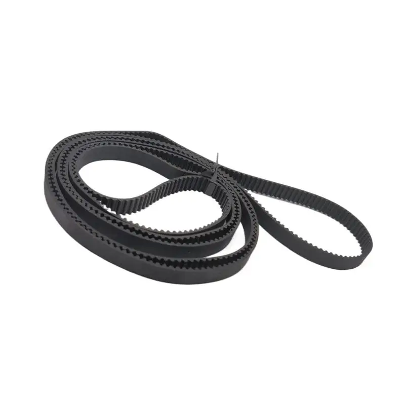 

S2M 1166 Synchronous Belt S2M-10 Closed-loop Rubber Timing Belts Width 15mm 25mm 12mm STD Black Timing Belt Length 1166mm