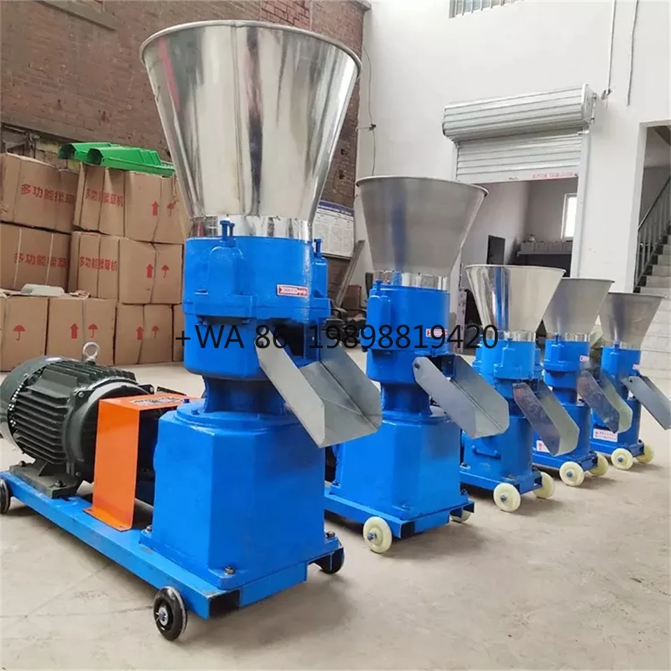 Animal Feeds Wood Pellet Making Machine Pellet Maker Pelletizer Machine for