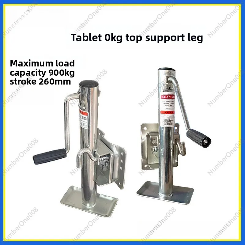 

Manual Trailer Jack with Base Plate, Hand-Crank Stabilizer for RV Campers