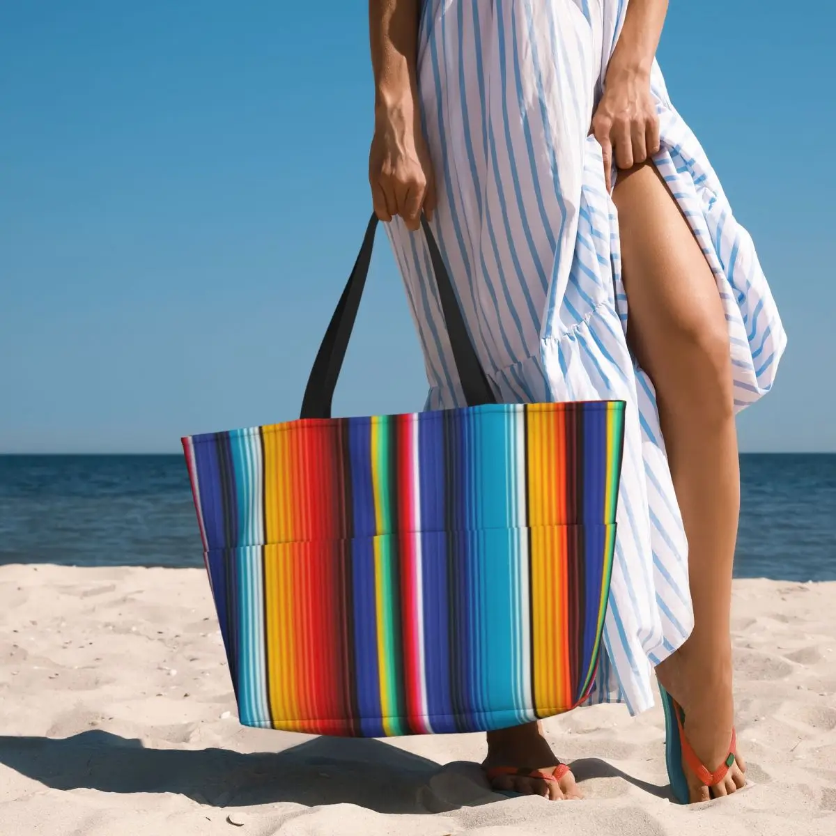 Borsa da viaggio da spiaggia con motivo Vintage messicano, borsa Tote regali alla moda di grande capacità regalo di compleanno modello Multi-stile