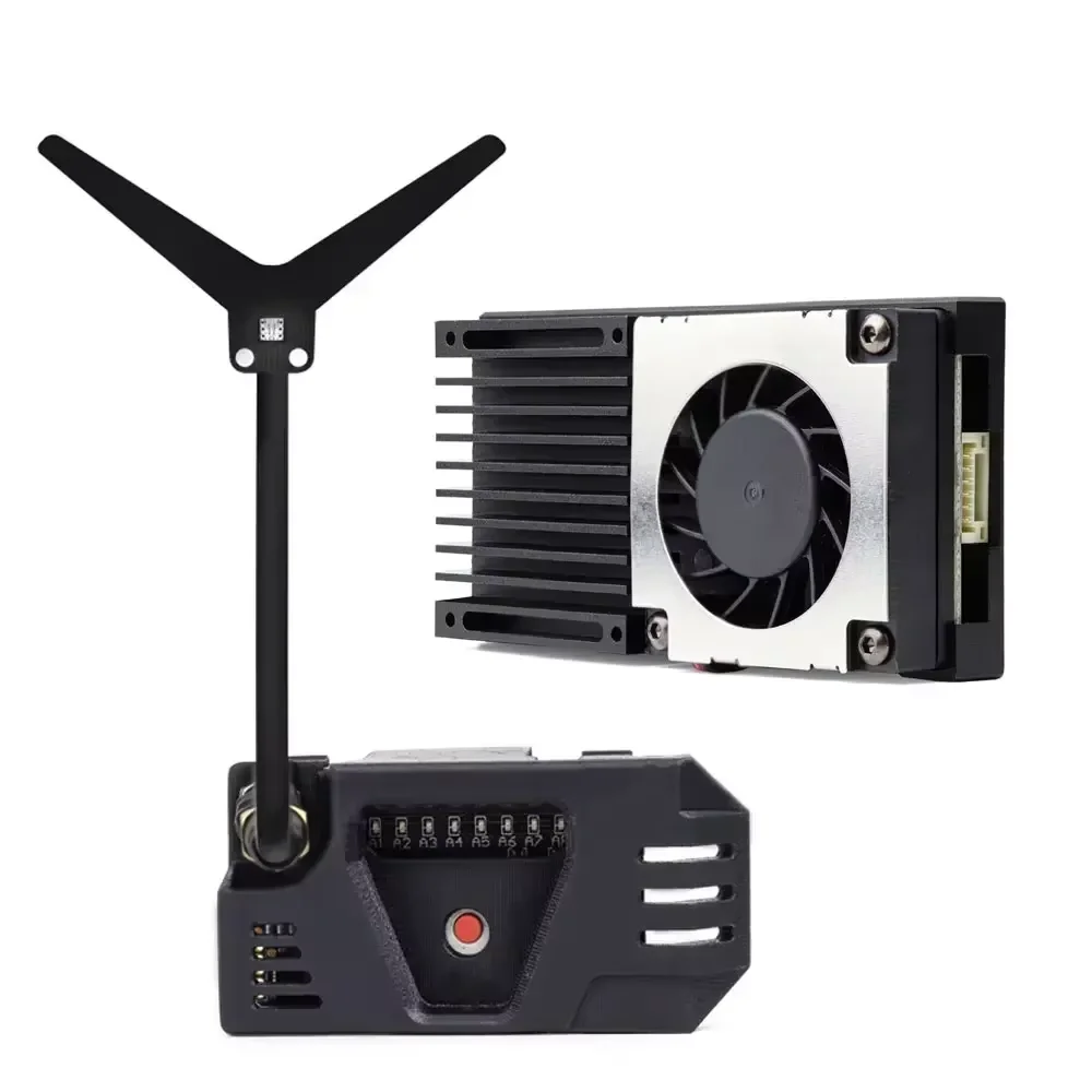 HGLRC ZEUS 1.2G 4.5W Switchable VTX VRX Module 8CH 25mW-800mW 2-8S Long Range FPV Drone Video Transmitter Accessories