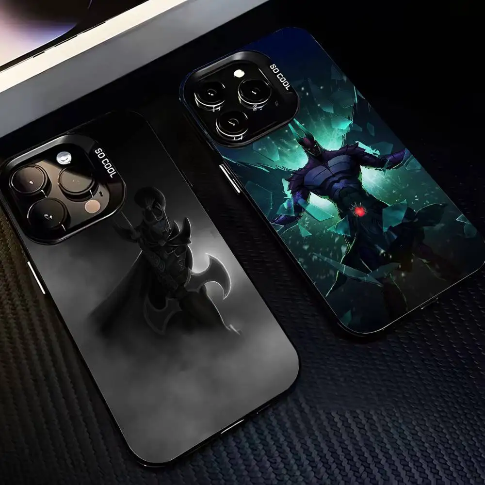 

D-Dota 2 C-cool Phone Case For iPhone17 16 15 14 13 12 Pro Max Grey Black Matte Laser Metallic Aurora Funda