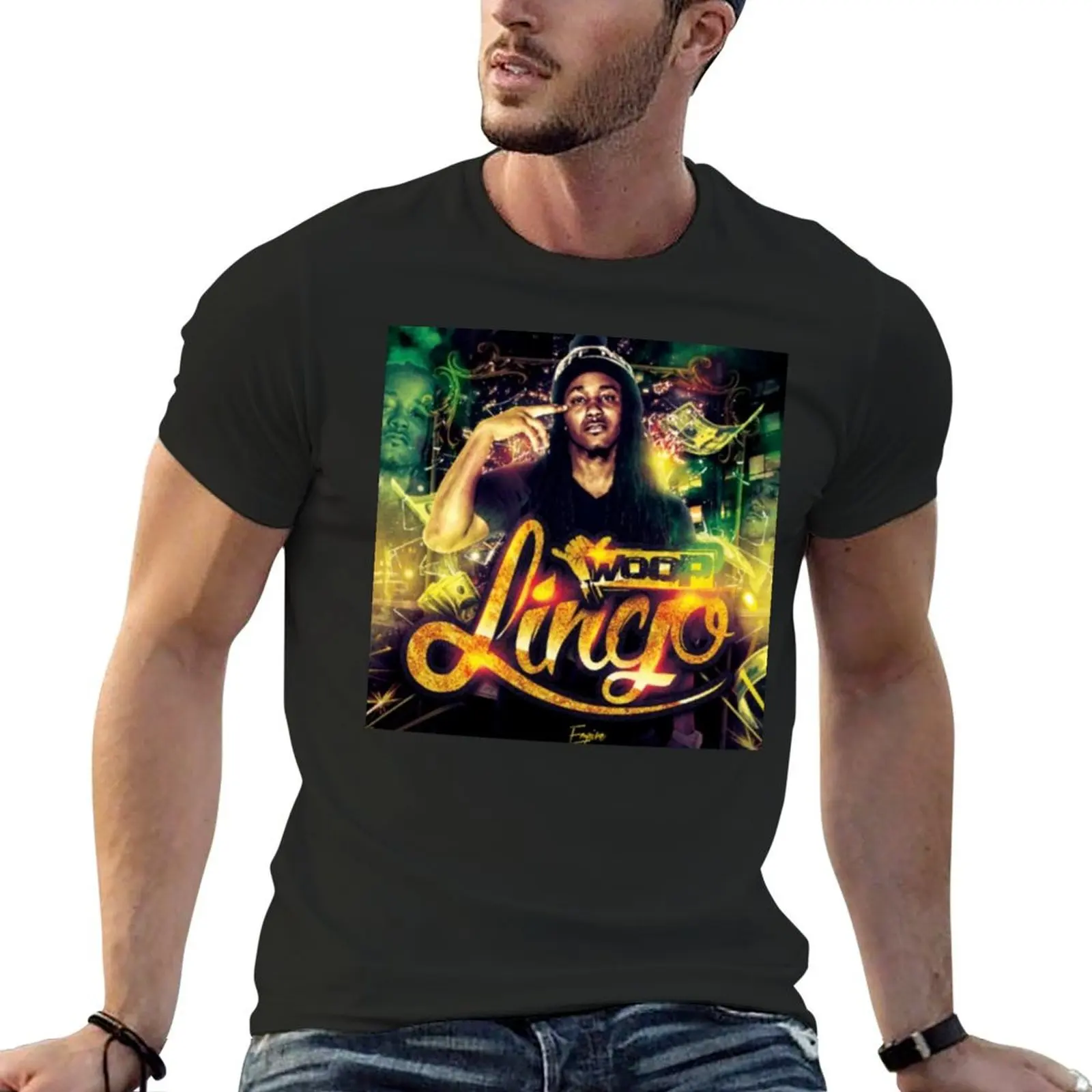 Woop Lingo T-Shirt aesthetic clothes tees heavy weight t shirts for men