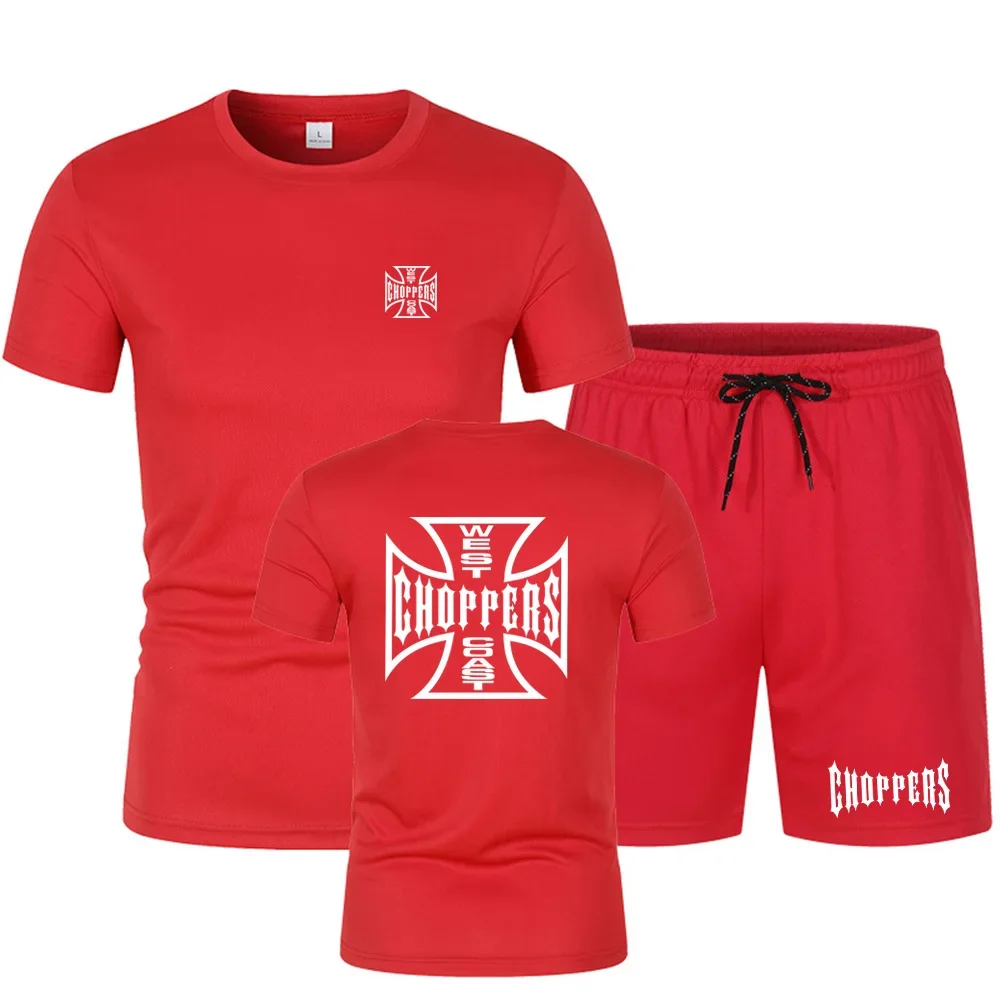 Furious 7 แฟชั่นผู้ชาย Paul Walker Fast Furious รอบคอเสื้อยืดกางเกงขาสั้น 2-in-1 ชุดแขนสั้นกางเกงขาสั้น Quick Drying