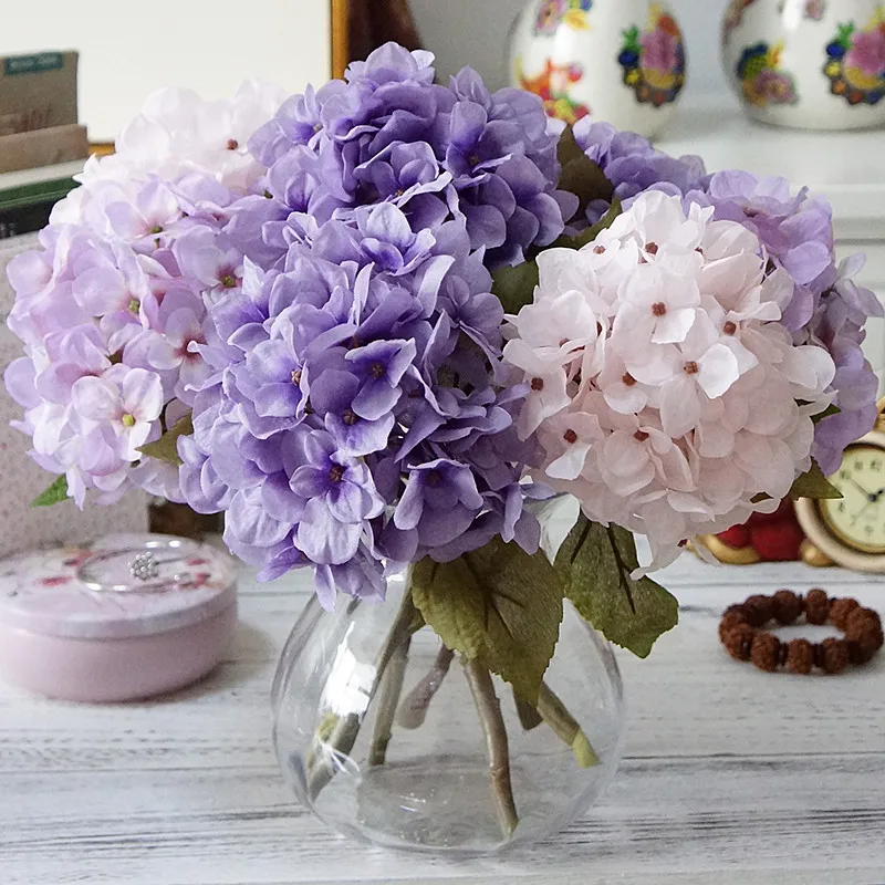 5/10/20 Stück DIY Künstliche Blumensträuße Seidenblumen mit Echtgefühl Lila Rosen Pfingstrosen für Party Hochzeit Heimdekoration Blumengroßhandel
