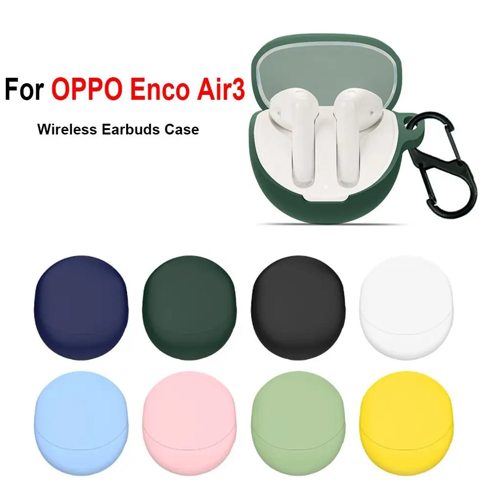 

Anti-drop Silicone Headphone Charging Box Sleeve For OPPO Enco Air3 Wireless Earphone Shell Dustproof Earbuds Protective Case