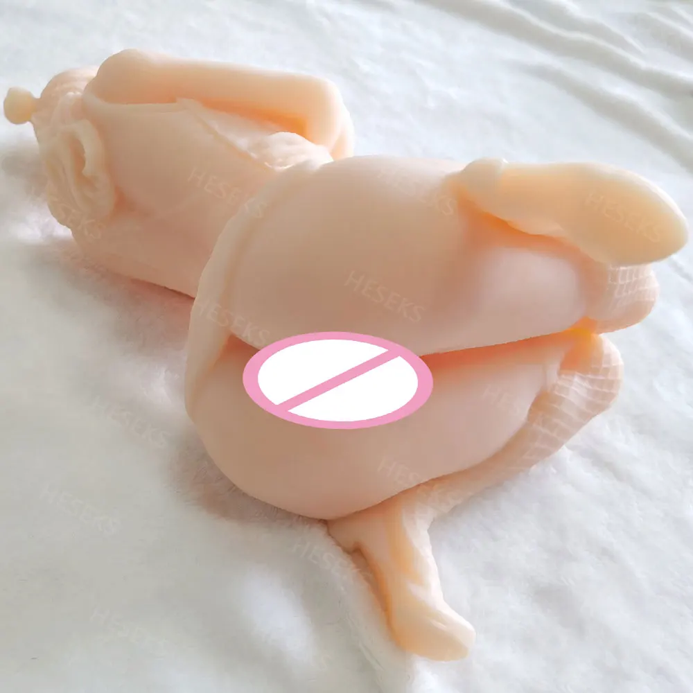 HESEKS Masturbation Cup Vagina Mini-doll Full-body Pocket Pussy Adult Sex Doll Silica gel Anime Figure Masturbation For Men 18+