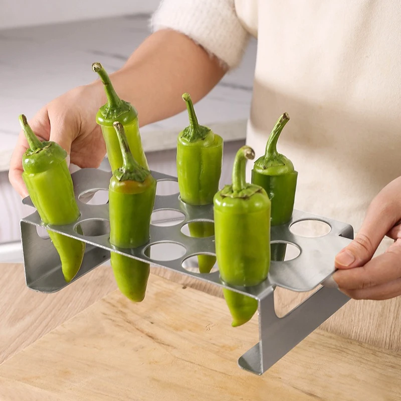 

Гриль для чили из нержавеющей стали, 18-луночный гриль для чили, барбекю на открытом воздухе, гриль с антипригарным покрытием, инструменты для барбекю, вечеринка на открытом воздухе