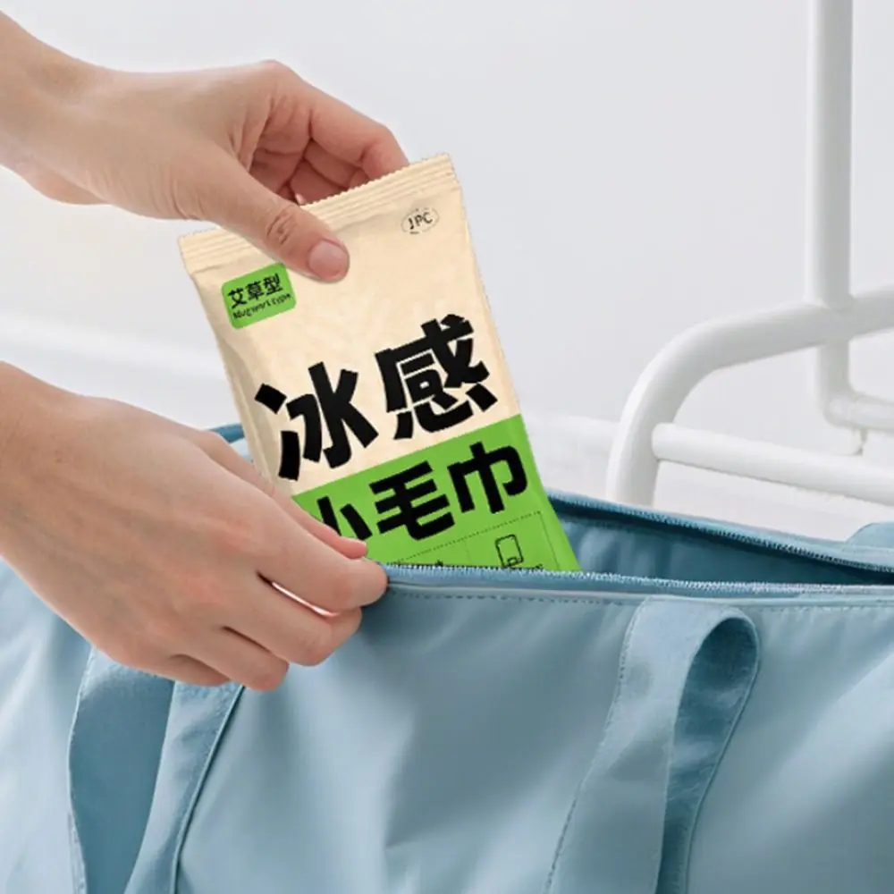 Non Woven Fabric Cooling Towel Disposable Quick Drying Ice Wipes Sunstroke Prevention Breathable Instant Cold Towel Summer
